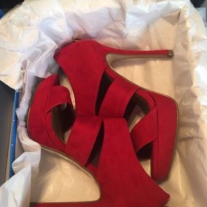 Red sexy heels